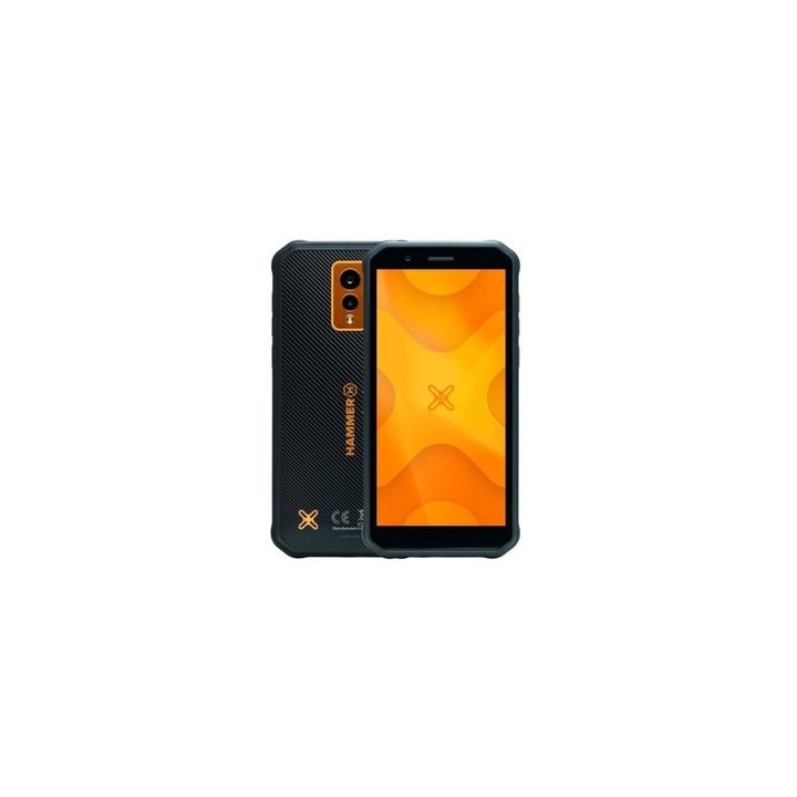 movil smartphone hammer energy x 4 64gb orange 5,5  ip69 5000mah 13 2 8mp nfc