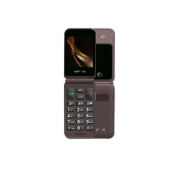 movil smartphone myphone harmony 4g lte praline coll brown 2,8  1,44  4g lte volte 2000mah 2mp sos