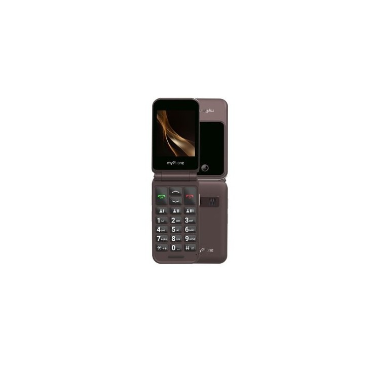 movil smartphone myphone harmony 4g lte praline coll brown 2,8  1,44  4g lte volte 2000mah 2mp sos