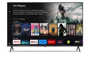 sharp televisor sharp 4343gk4245e tivo tv, 4k ultra hd, smart tv, active motion 400, negro