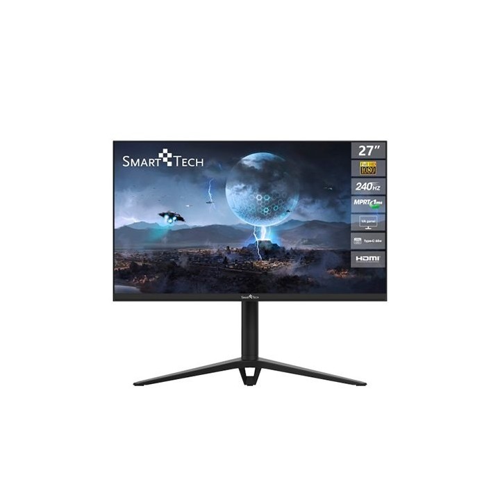 monitor 27  smart tech 270g01fvf pivot. reg.altura va 240hz 1ms 1xhdmi 1xdp 1xusb c 3xusb altavoz