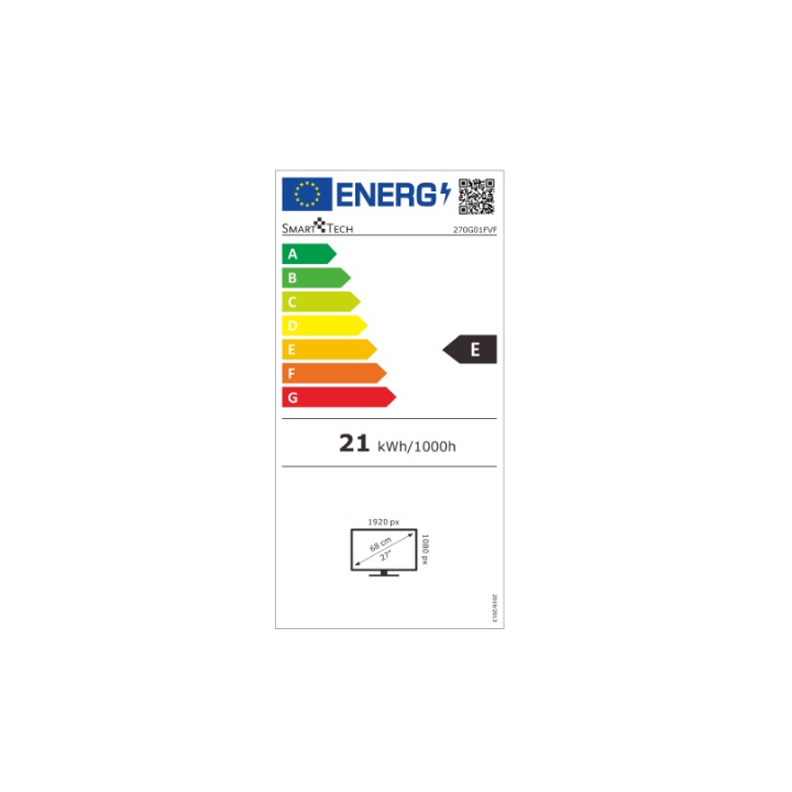 monitor 27  smart tech 270g01fvf pivot. reg.altura va 240hz 1ms 1xhdmi 1xdp 1xusb c 3xusb altavoz