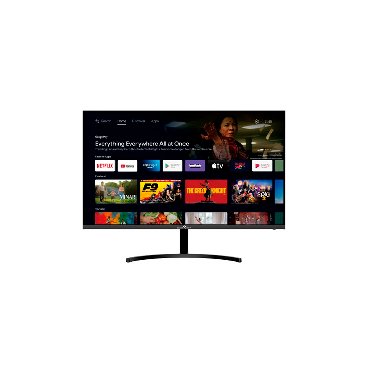 monitor led 24  smart tech 238s01fvf android tv fhd va 60hz 2xhdmi 2xusb2.0 altavoces android tv