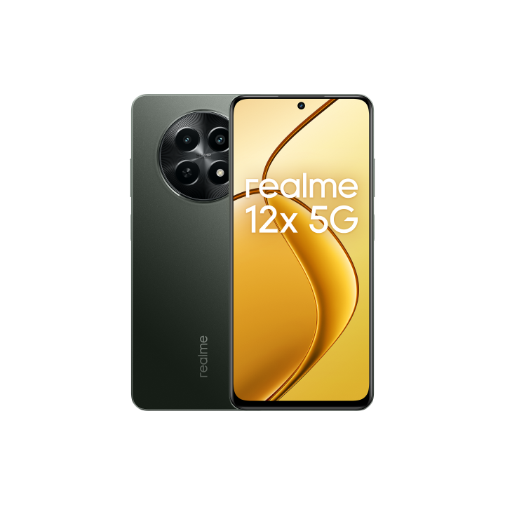 realme realme 12 12x 5g 16,9 cm  6.67  sim doble android 14 usb tipo c 6 gb 128 gb 5000 mah negro