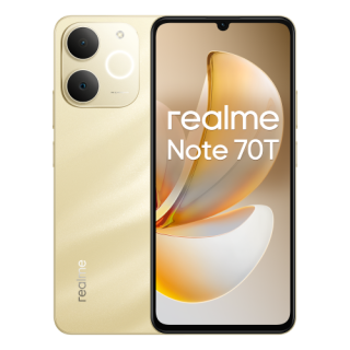 realme realme note 70t 17,1 cm  6.74  sim doble android 15 4g usb tipo c 4 gb 128 gb 6000 mah oro
