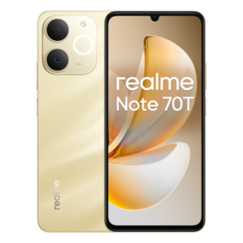 realme realme note 70t 17,1 cm  6.74  sim doble android 15 4g usb tipo c 4 gb 128 gb 6000 mah oro