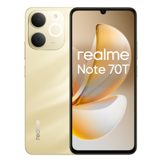 realme realme note 70t 17,1 cm  6.74  sim doble android 15 4g usb tipo c 4 gb 256 gb 6000 mah oro
