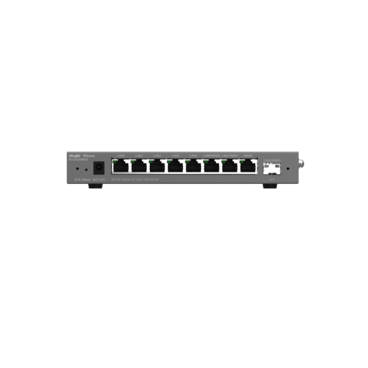 router ruijie reyee rg eg209gs 9 port gigabit + 1 sfp  multiwan router