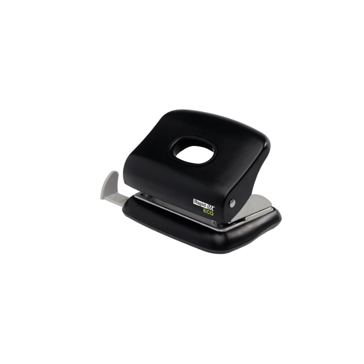 rapid rapid 24845300 perforador de papel 20 hojas negro