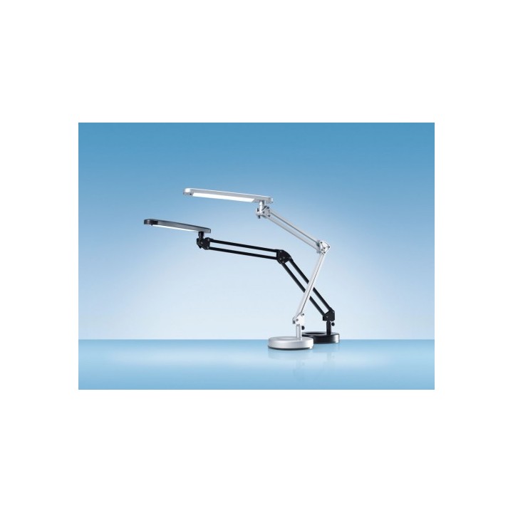 archivo 2000 lampara led de sobremesa con cabezal pivotable con base luz blanca neutro 150x565x280 m