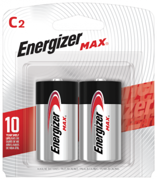 energizer blister 2 pilas max tipo lr14  c  energizer e301533200