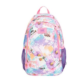 totto totto goctal mochila mochila escolar rosa poliester