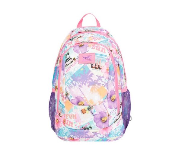 totto totto goctal mochila mochila escolar rosa poliester