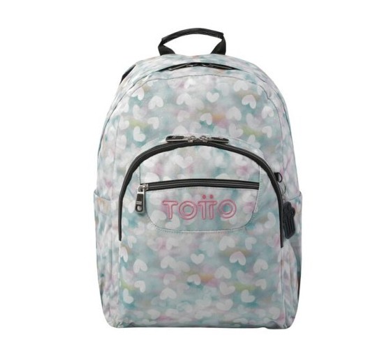totto mochila escolar corazones pastel totto ma04eco001 23110 4hx