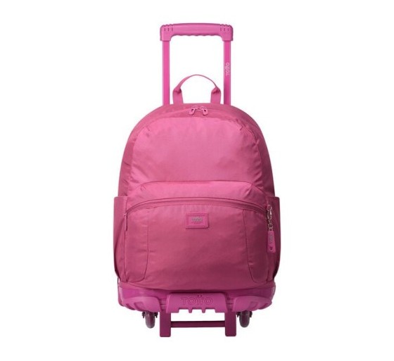 totto mochila escolar con ruedas color rosa   trik totto ma03tki003 23100 m89