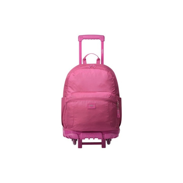 totto mochila escolar con ruedas color rosa   trik totto ma03tki003 23100 m89