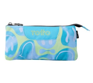 totto estuche 3 compartimentos tablero happy flow totto ac52eco012 2416z 2au