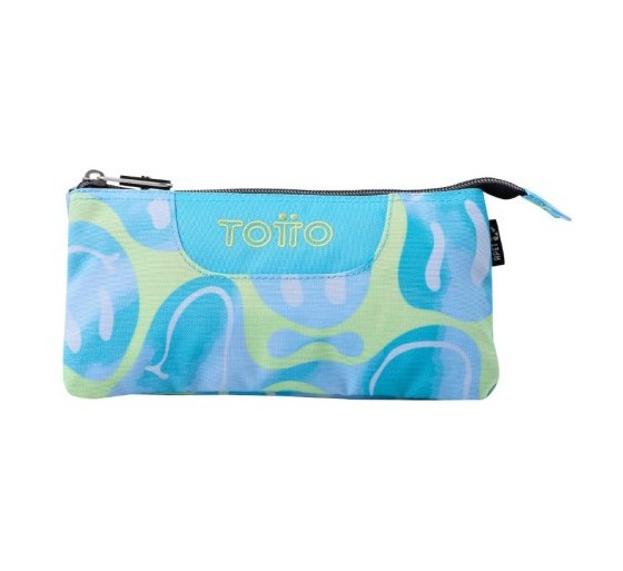 totto estuche 3 compartimentos tablero happy flow totto ac52eco012 2416z 2au