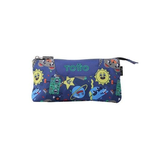 totto estuche 3 compartimentos tablero tello totto ac52eco012 2416z 8jz