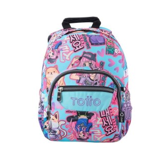 totto mochila rayol happy flow  33 x 44 x 13,5    19,6l totto ma04eco002 2416n 2au