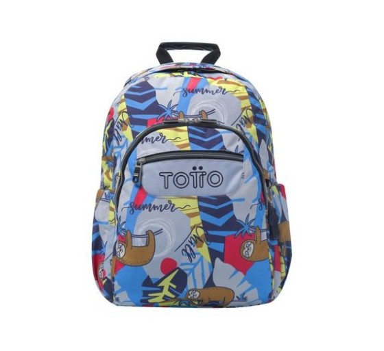 totto mochila acuareles lazel  33 x 44 x 14    20l totto ma04eco021 2416n 6yb