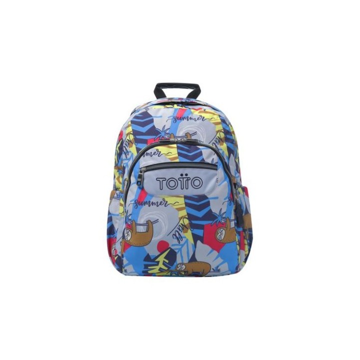 totto mochila acuareles lazel  33 x 44 x 14    20l totto ma04eco021 2416n 6yb