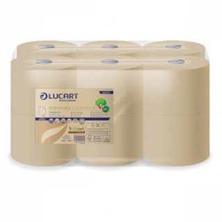 lucart paquete 12 rollos higienico industrial econatural l one mini lucart ce658