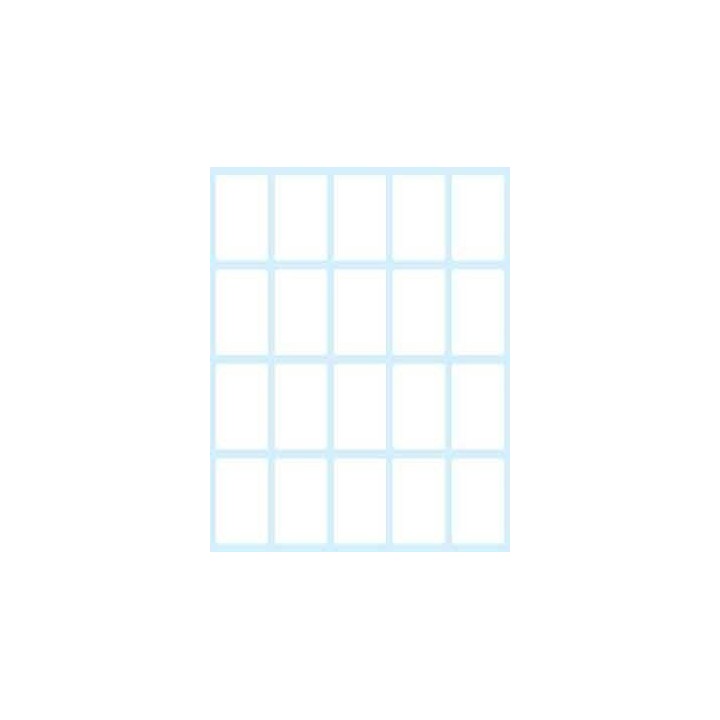 tico paquete 10 hojas etiquetas blancas en sobre 36x22 mm tico e 3622