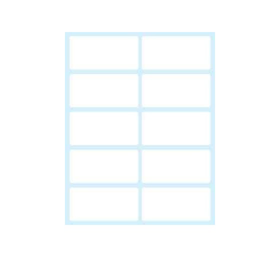 tico paquete 10 hojas etiquetas blancas en sobre 58x28 mm tico e 5828