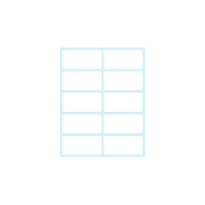 tico paquete 10 hojas etiquetas blancas en sobre 58x28 mm tico e 5828