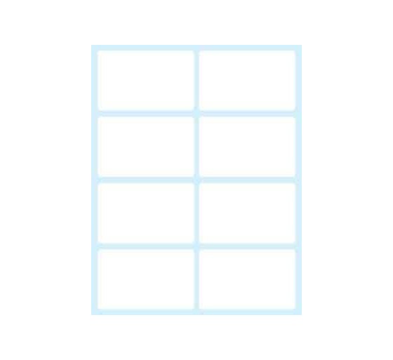 tico paquete 10 hojas etiquetas blancas en sobre 58x36 mm tico e 5836