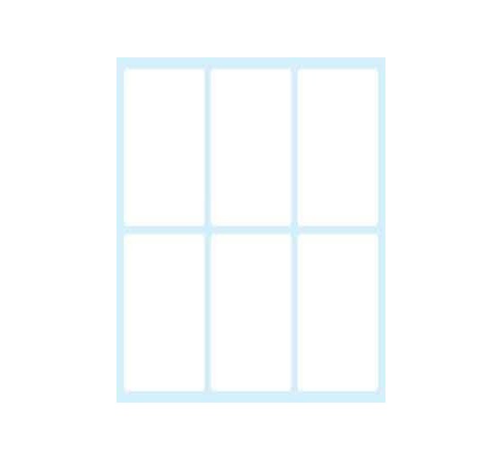 tico paquete 10 hojas etiquetas blancas en sobre 74x38 mm tico e 7438