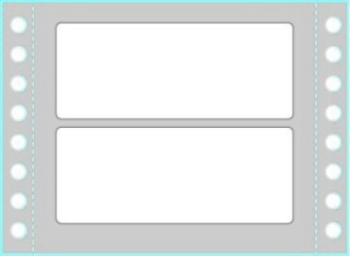 tico caja 500 hojas etiquetas blancas en modulo continuo una columna 89x36,2 mm tico tab1 0893