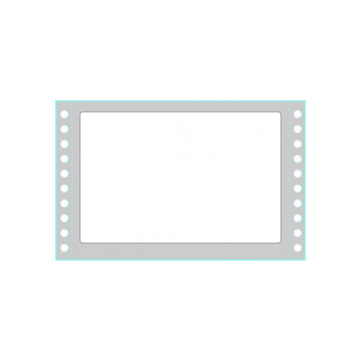 tico caja 500 hojas etiquetas blancas en modulo continuo una columna 149x97,2 mm tico tab1 1499