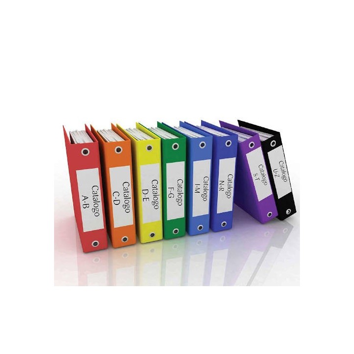 tico kit 10 hojas etiquetas blancas y fluorescentes para oficina mix 10 formatos tico ticoa4 mix