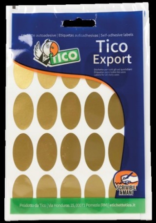 tico paquete 10 hojas etiquetas satinadas oro 36x20 mm tico e gl 3620