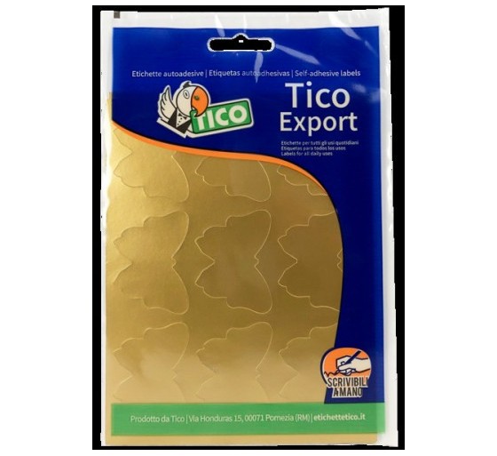 tico paquete 10 hojas etiquetas satinadas oro 48x36 mm tico e gl 4836