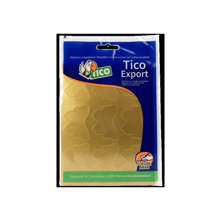 tico paquete 10 hojas etiquetas satinadas oro 48x36 mm tico e gl 4836