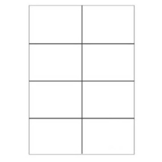 megastar caja 100 hojas etiquetas blancas sin margenes laser/inyeccion de tinta/fotocopiadoras 105x7