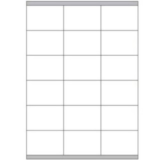 megastar caja 100 hojas etiquetas blancas con margenes laser/inyeccion de tinta/fotocopiadoras 70x48