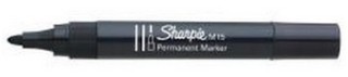 sharpie marcador permanente m15 punta redonda negro sharpie s0192584  pack  12 unidades