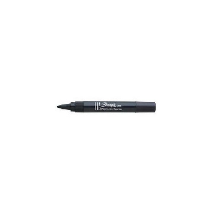 sharpie marcador permanente m15 punta redonda negro sharpie s0192584  pack  12 unidades