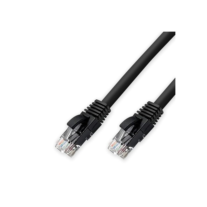 ewent ewent cable cat.6 u/utp, cca, awg24/1 lszh negro 3m