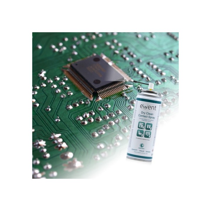 ewent ewent ew5614 kit de limpieza para computadora pantallas / plasticos, universal espray para lim