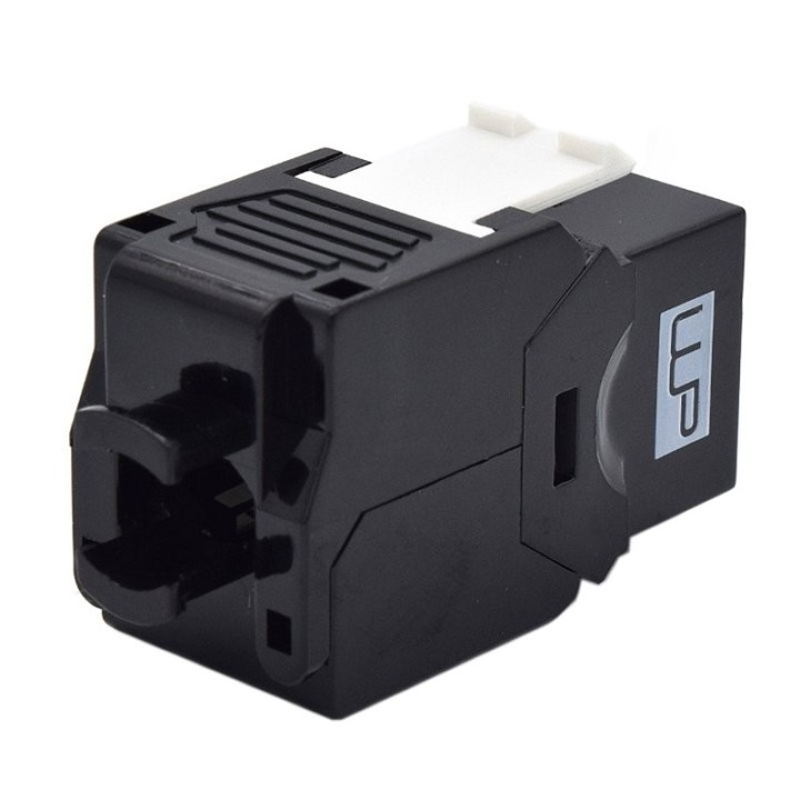wp keystone cat. 6a utp rj45/hembra  negro