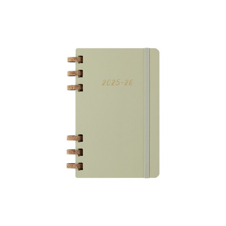 moleskine agenda 12m 2026 espiral academica l  13 x 21 cm  kiwi tapa dura moleskine dhspk5212amwh3y2