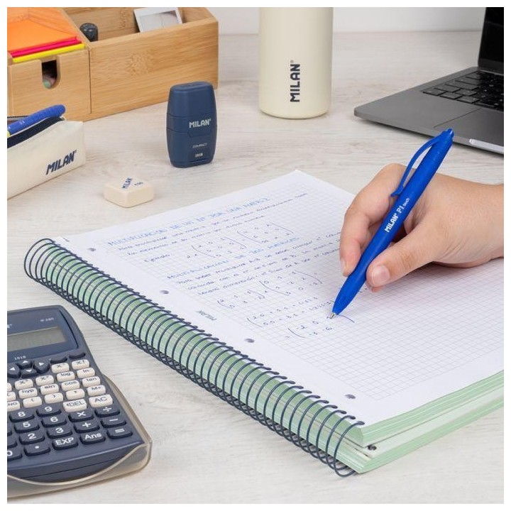 cuad. esp milan a4 120f 5x5 azul