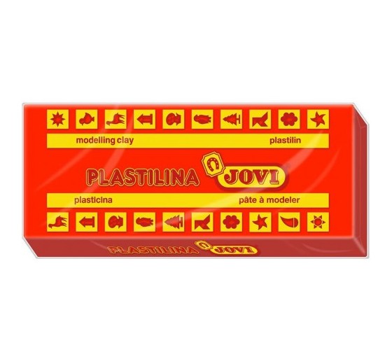 jovi caja 15 pastillas plastilina 150 g   rojo jovi 7105