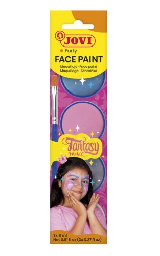 jovi set maquillaje adventure 3 botes 8ml crema + accesorios jovi 174ad