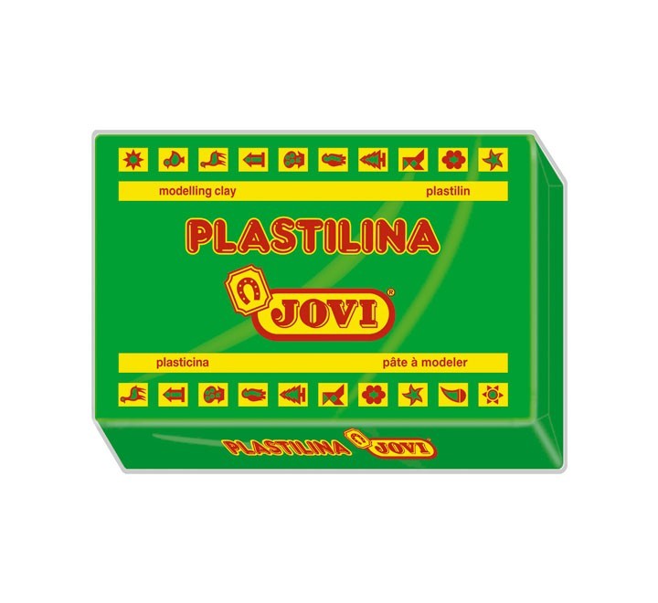pastilla plastilina jovi 350g verde cl 7210